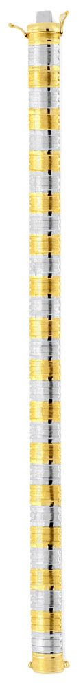 Originalfoto GOLDARMBAND, WEISSGOLD GELBGOLD, DIAMANTSCHNITT, 1.250€