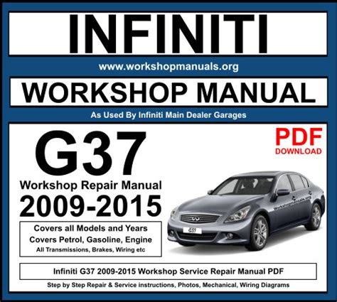 PDF Infiniti G37 Workshop Repair Manual 2010 2011