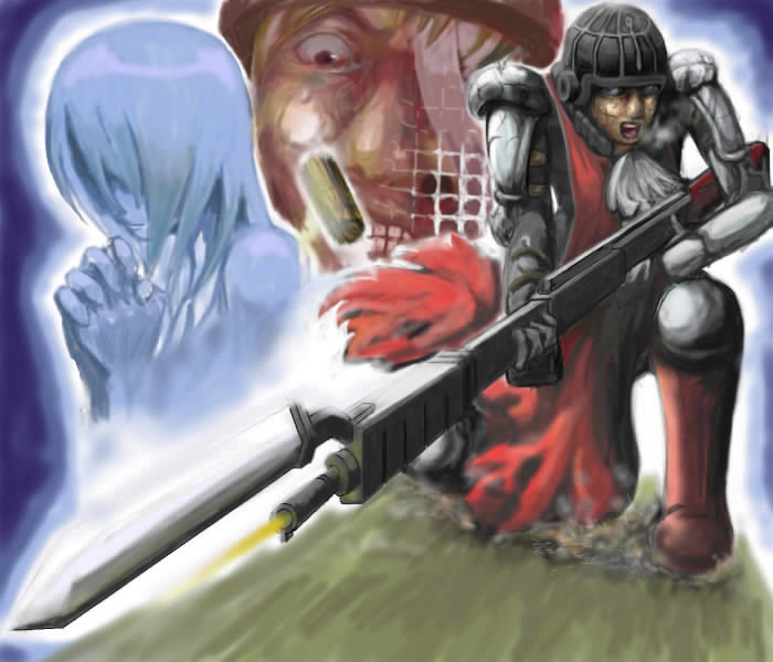 全力本気お絵かき掲示板 過去ログ 銃槍帝国兵 Artworks By ペペロンゾーラさん