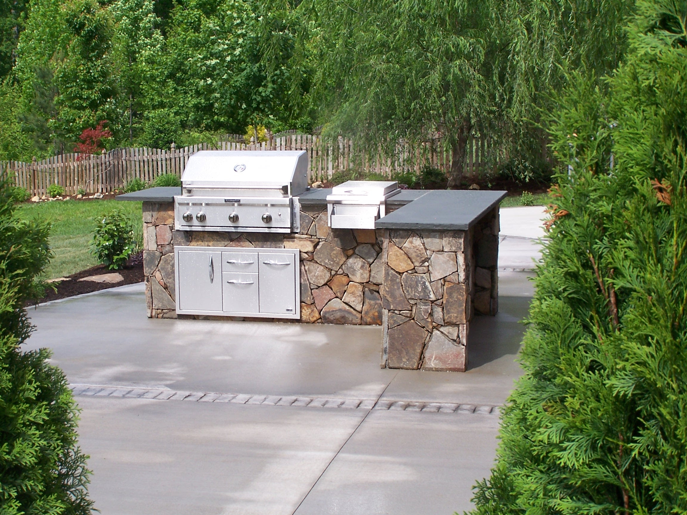 Backyard Kitchen Designs Photos