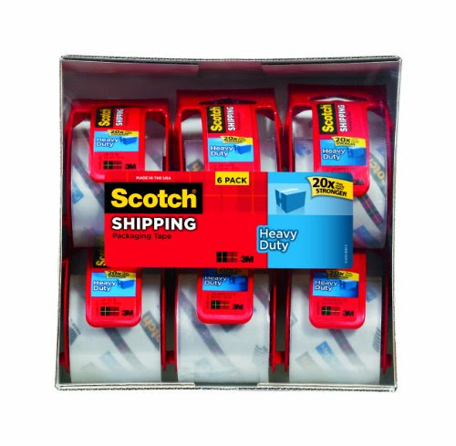 Scotch Heavy Packaging Inches 142 6:Scotch Heavy Duty Packaging Tape, 2 Inches x 800 Inches, 6 Rolls (142-6)