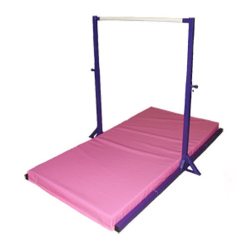 The Beam Store Gymnastics Mini High Bar with Thick Mat (4-Inch)