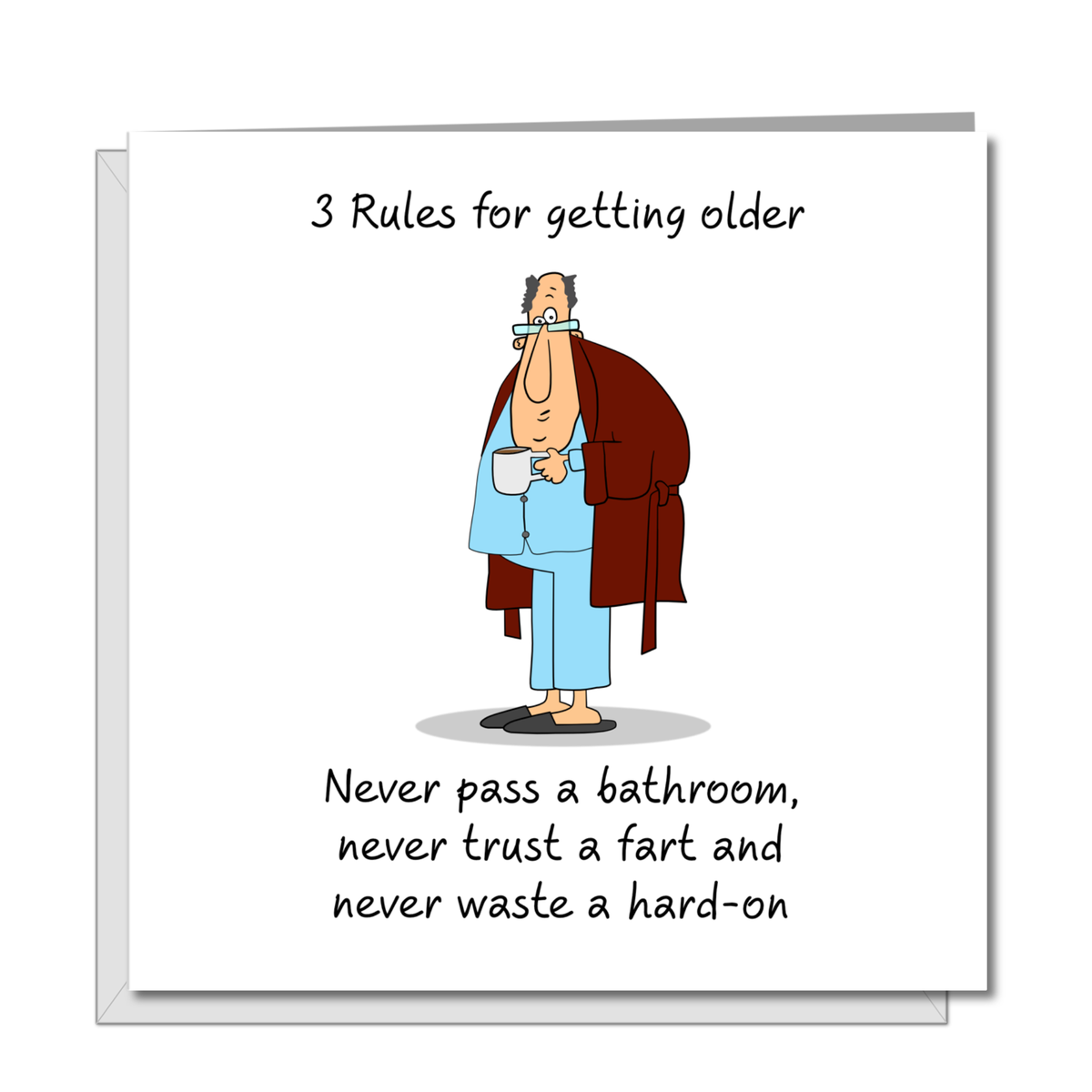 Funny 40th 50th 60th Birthday Card for Dad, boyfriend ...
