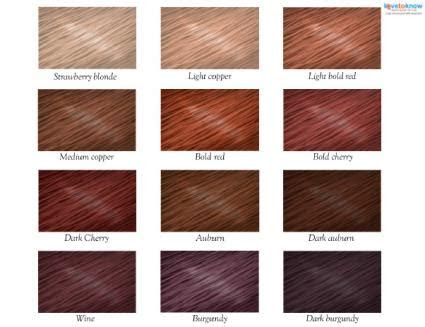 It is perfectly possible that op is unable to see some of the colours because they blend into the surrounding colours. red hair color chart lovetoknow