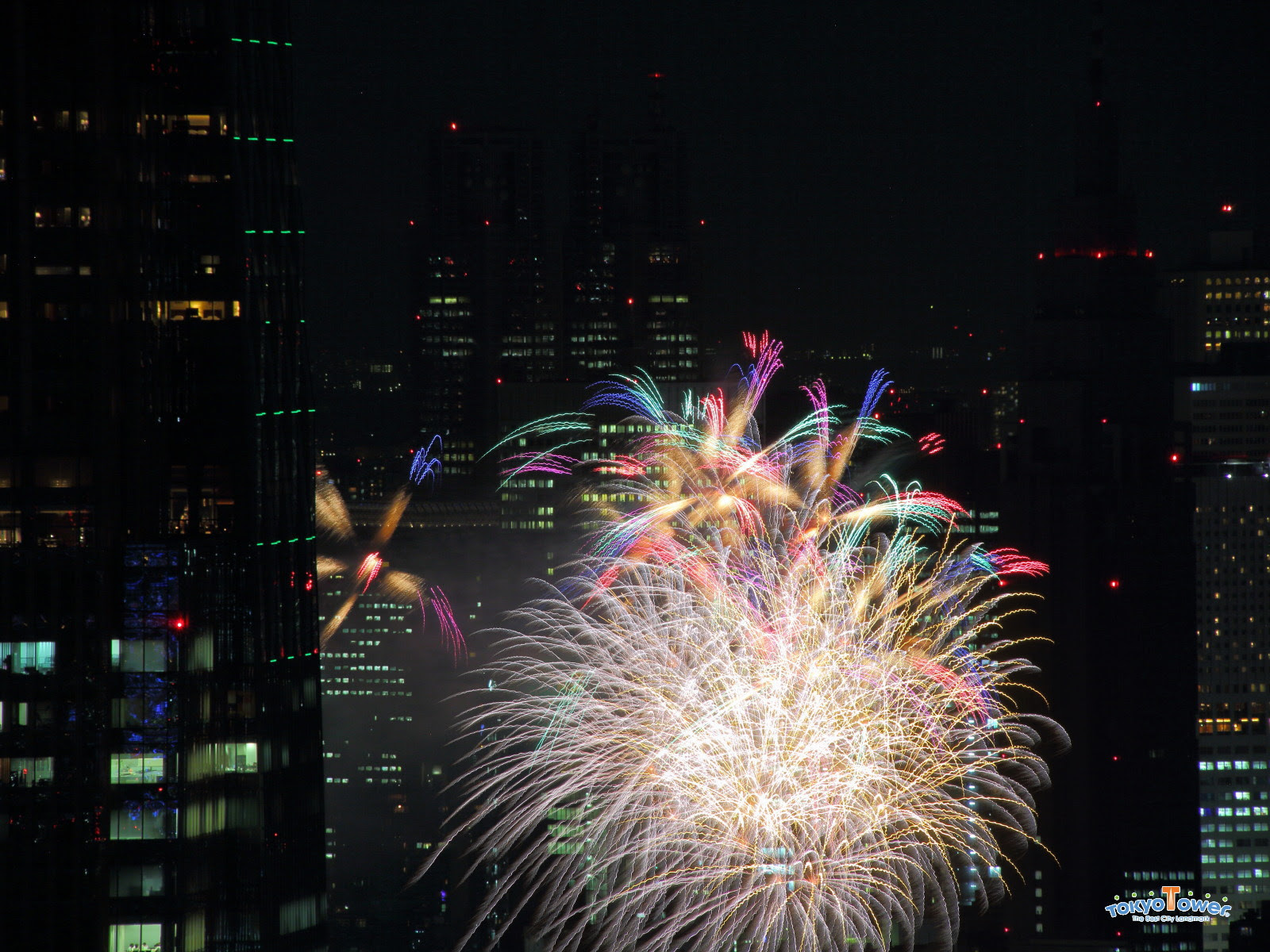 花火大会 ２０１５ 神宮外苑花火大会 東京タワーから