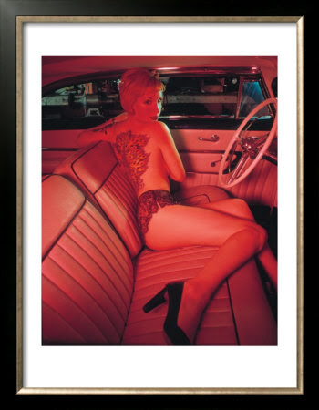 pinks tattoo. Pin-Up Girl: Pink Tattoo