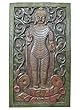 Vastu Decor Indian Wall Art Religion Abhaya Buddha Hand Craved Wall Panels 72" X 36"