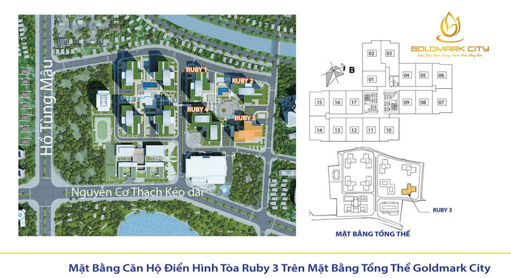 Sơ đồ mặt bằng tòa 103 Goldmark City