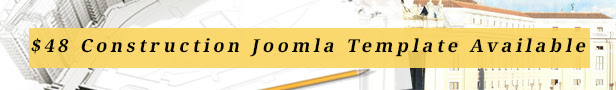 Construction Joomla Template