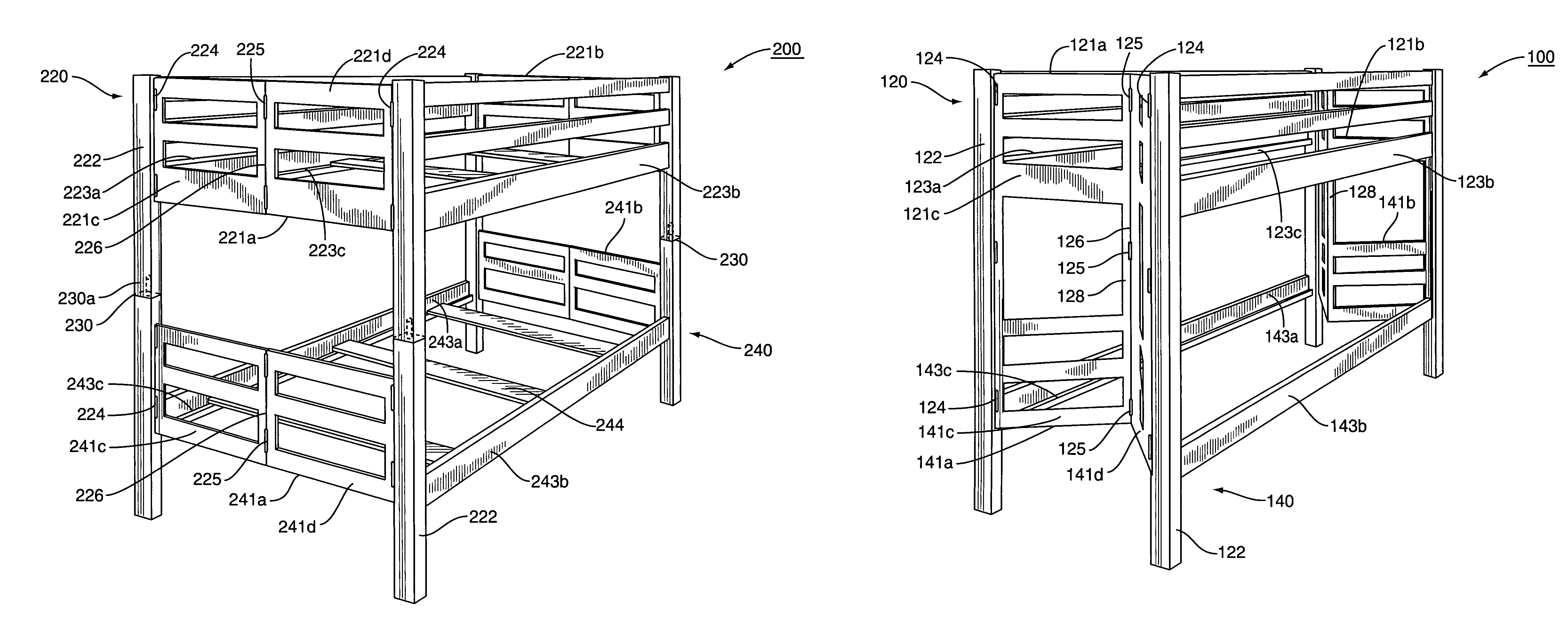 Patent US7376986 - Collapsible bed frame - Google Patents