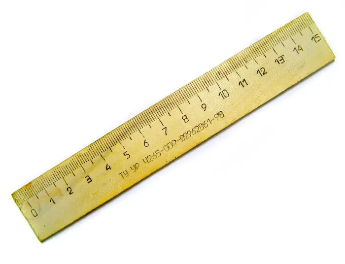 is on a ruler Anonymous