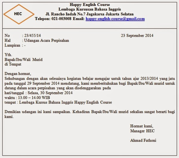 Contoh Kop Surat Resmi - generousarchitecture