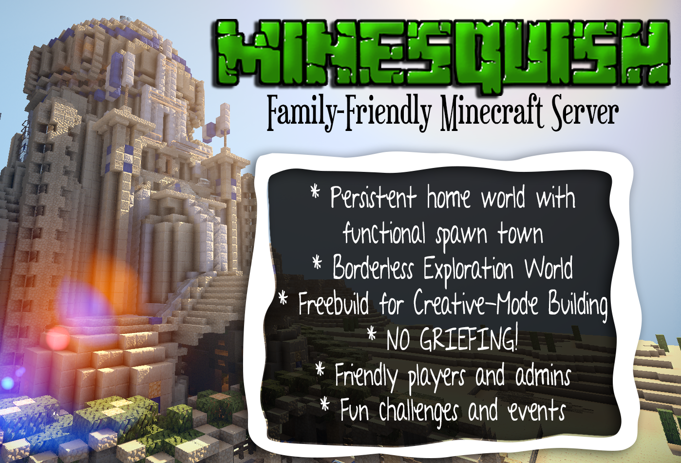 Indiesquish Child Friendly Minecraft Community
