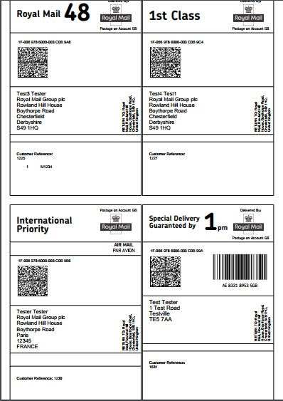 Click & Drop - Printing your labels and preparing your items