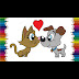 Cartoon Drawings Of Dogs And Cats