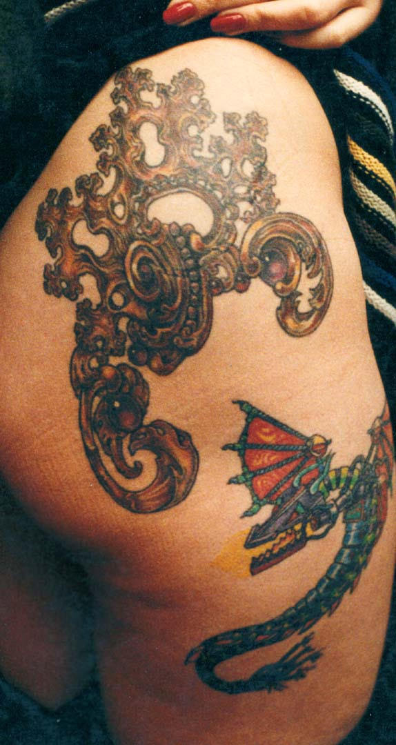 peacock tattoo