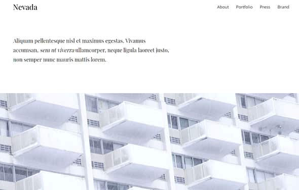 Nevada - Free HTML Bootstrap Template Free HTML Website Template