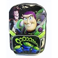Disney Toy Story Backpack W/ Lunch Bag - Full Size Woody Buzz Backpack