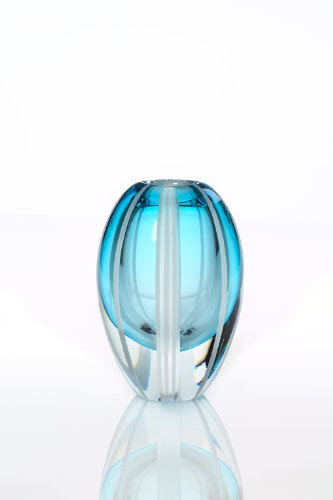 Evolution by Waterford Aqua Haze 7-Inch Vase