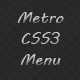 Metro Style CSS3 Menu - CodeCanyon Item for Sale