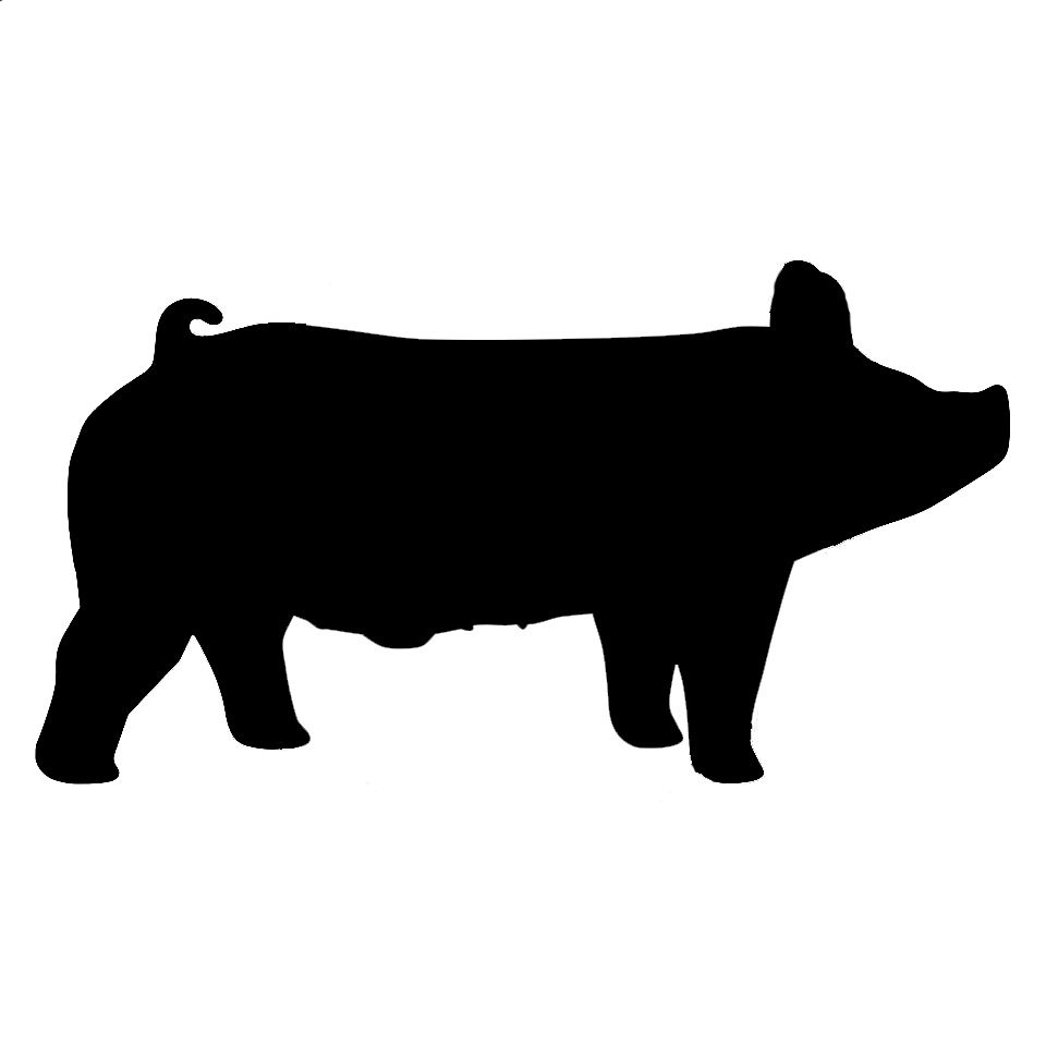 Download Show Pig Silhouette at GetDrawings | Free download