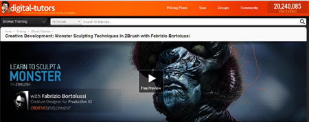 Digital-Tutors – Creative Development: Monster Sculpting Techniques in ZBrush