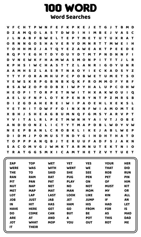 We have included the 20 most popular puzzles below, but you can find hundreds more by browsing the categories at the bottom, or visiting our homepage. 10 best 100 word word searches printable printableecom