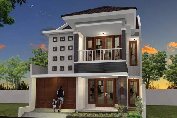 Contoh Rumah Minimalis 2 Lantai 1 Desain Rumah Minimalis Contoh Rumah Minimalis 2 Lantai 1 Desain Rumah Minimalis