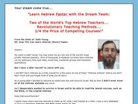 Weekly Hebrew Classes With The Dream