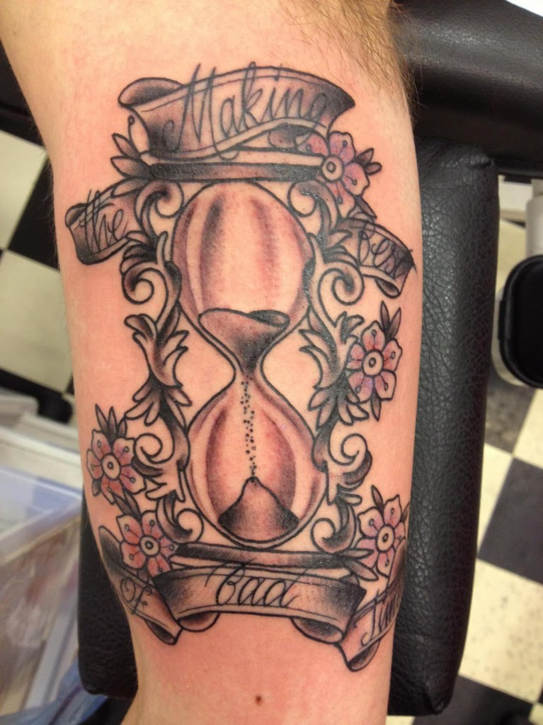 Hourglass Tattoos Designs, Ideas and Meaning  Tattoos For You