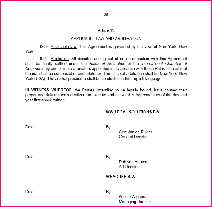 Signature Blocks Seals And Witnesses Weagree - 