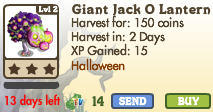Giant Jack O Lantern Market Info
