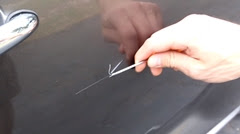 メラミンスポンジで傷を目立たなくしよう っていう動画 わちょほほほ 車動画情報とかなんかそんなの