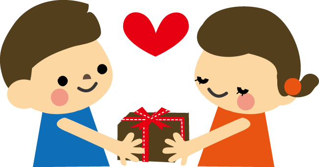 バレンタインのイラスト 無料イラスト