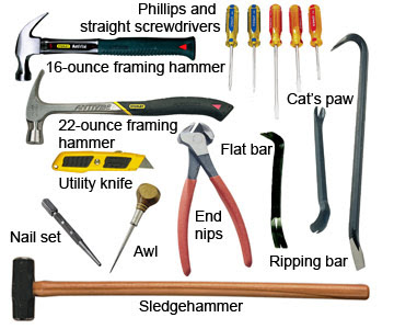 Basic Carpentry Tools List
