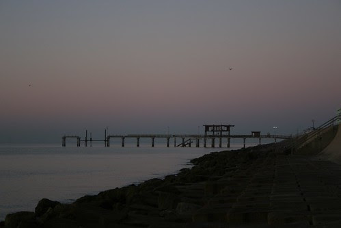 calm gulf morning sunrise