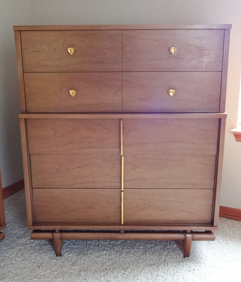 Mid Century Modern Bedroom Set ~ Dresser, Chest ...