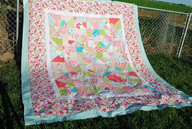 Niece's big girl bed quilt