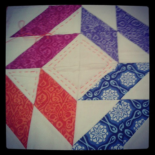 More successful hand quilting with Lu (and new perle) #fqrlondon