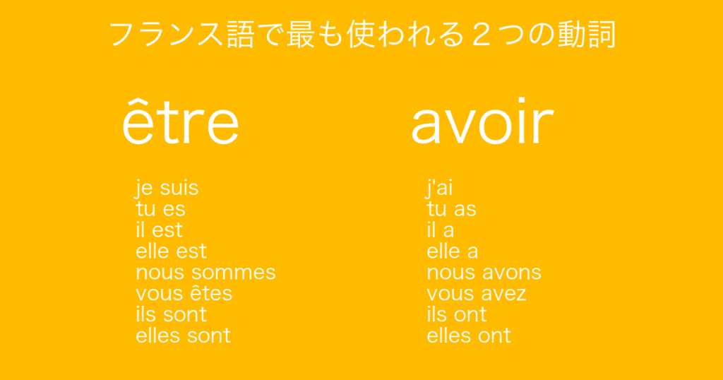 フランス語文法 最も使われる動詞etreとavoirとは何か 活用と用法を初心者向けに解説 フラ勉 フランス語を勉強するサイト