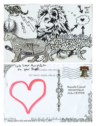 Returned Cats Postcard