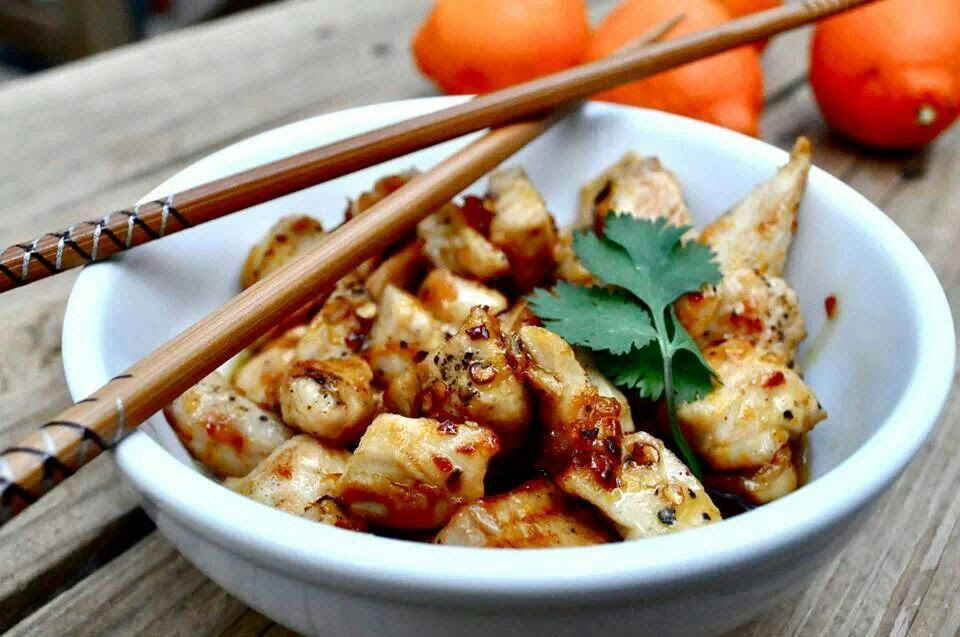 Paleo friendly orange chicken. | POULTRY DINNER RECIPES | Pinterest
