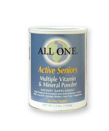 Cyber Monday All One Powder Multiple Vitamins & Minerals for Active Seniors, 2.2-Pound Can Deals