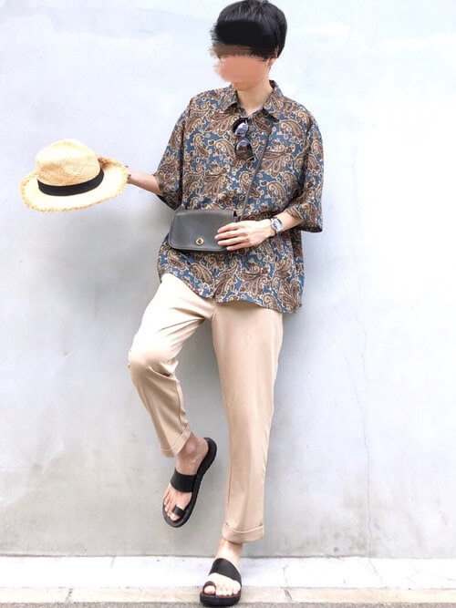 麦わら帽子の夏のコーデ21 メンズに人気のおしゃれな麦わら帽子は 春夏秋冬トレンド情報ピポパ発信局