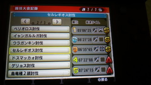 闘技場ソロs攻略３ セルレギオス いろいろやってます