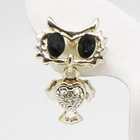 Pig Owl Earrings
