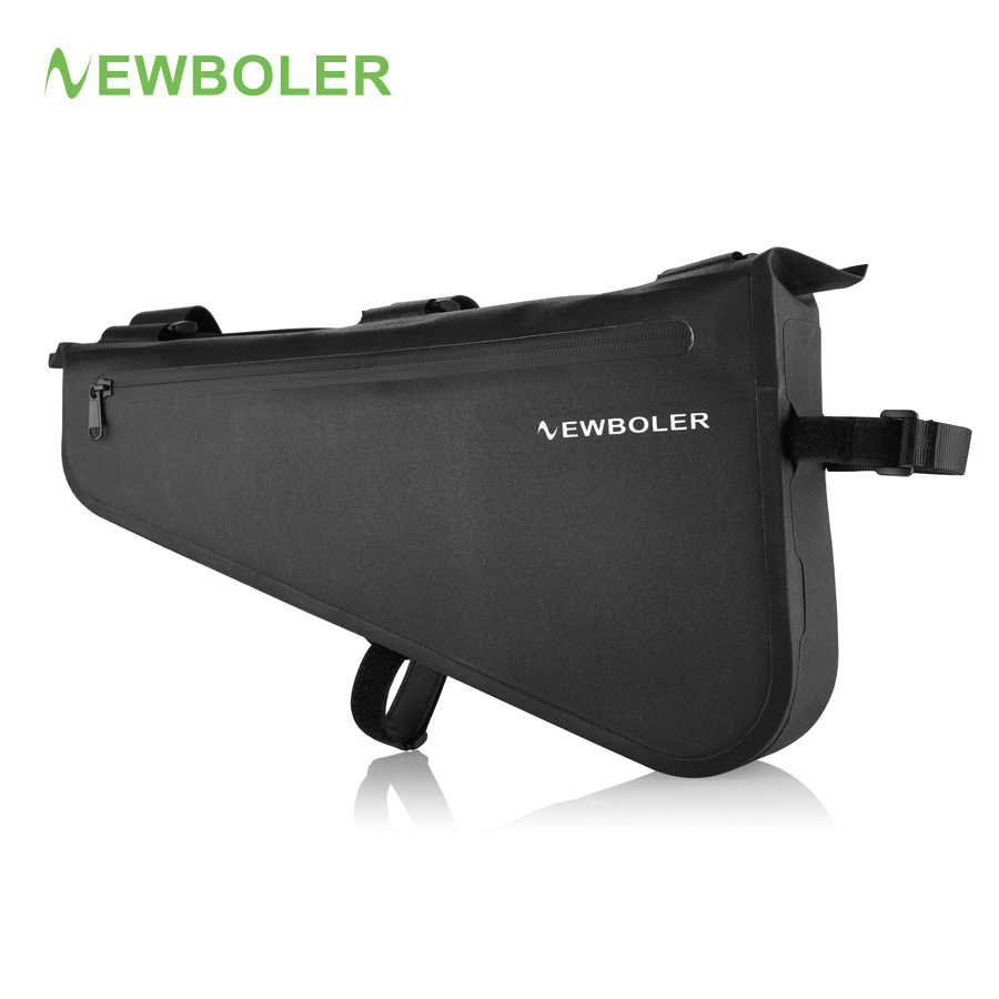 Newboler Full Waterproof Bike Bag Large Capacity Mtb Road Frame Bag Triangle Pouch Caulking Bicycle Bag Pannier Accessories Bicycle Bags Panniers Aliexpress