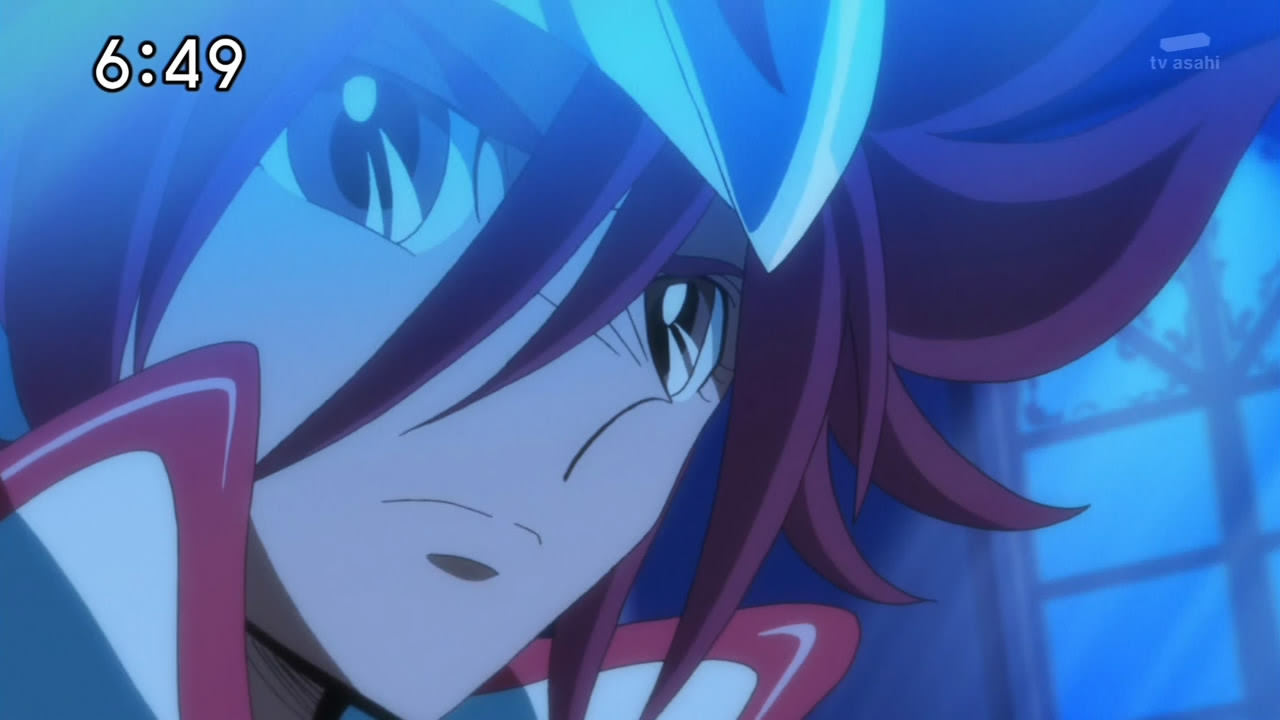 Kouga in the duel with Ryuho which is about to begin