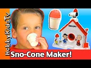 surprises ideas for boyfriend Make Sno-Cones With The Snoopy Sno-Cone Maker w/HobbySpider by HobbyKidsTV
