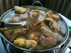 竹筍山雞湯